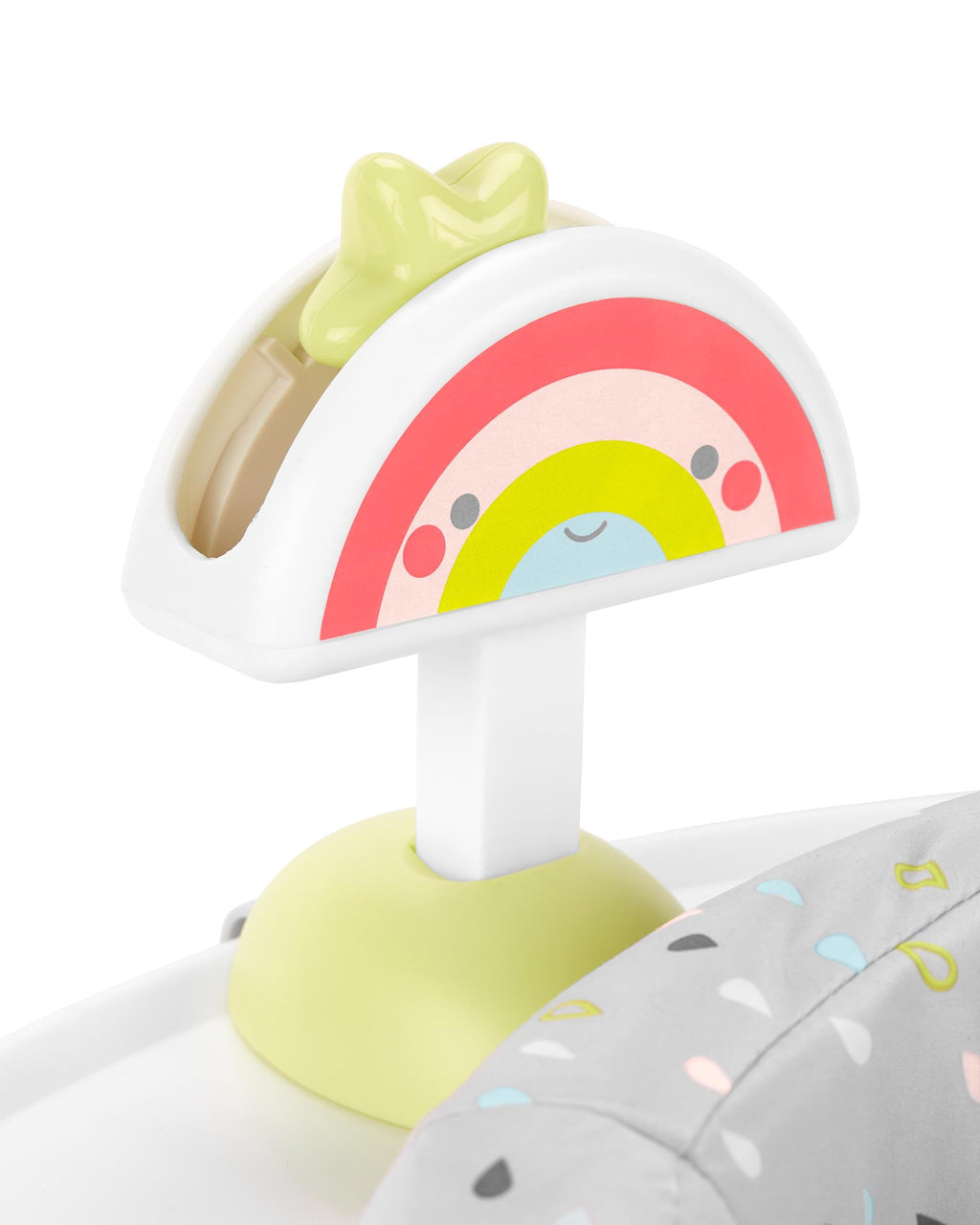 Skip Hop 2-in-1 Baby Activity Center with 20+ Developmental Activities Light-up Musical Piano for Tummy Time Play 4 Clip-on & Moveable Toys and 360-degree Rotating Seat Seascape Age 4m+