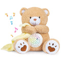 BEREST Baby Sleep Soother Bear, Mom's Heartbeat & Lullabies White Noise Machine, Nursery Decor Night Light Projector, Toddler Crib Sleeping Aid, Newborns Shower Gifts Portable Teddy