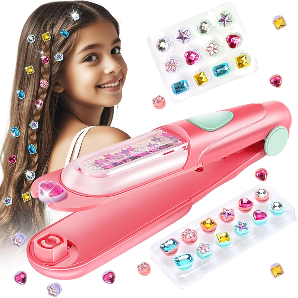 Hair Gem Stamper Kit, Birthday Gifts Toys for Girls Ages 3 4 5 6 8-12