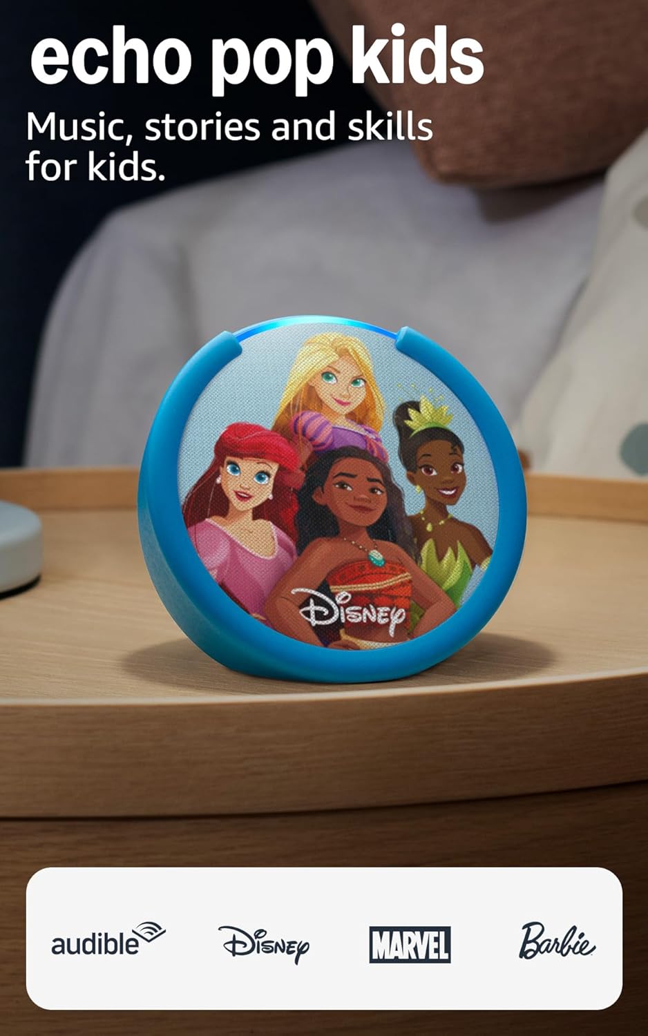 Pop Kids (newest model), Enjoy age-appropriate audiobooks, sleep routines and Alexa+ experiences to create and learn, Marvel's Avengers design