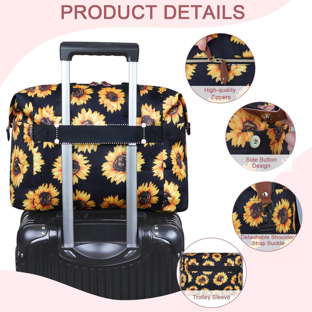 Pritent Diaper Bag Tote Waterproof Maternity Baby Bags with Pacifier Case | M-Black,Removable Shoulder Strap, Stroller Clips,Insulated Pocket,for Mom & Dad, Travel, Maternity, Labor and Delivery