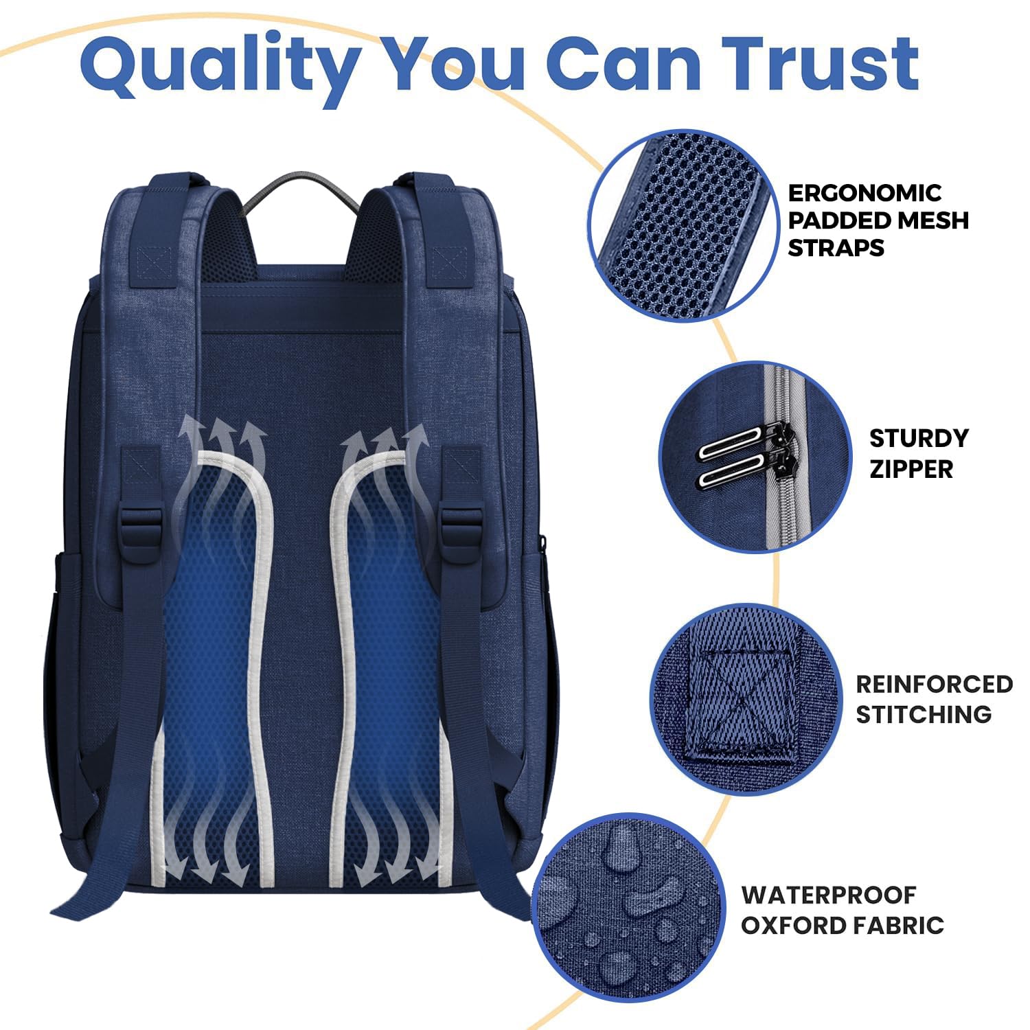 Baby Diaper Bag Backpack - Baby Bag for Girls & Boys, Large Waterproof Diaper Backpack - Baby Shower Gifts for Boys & Registry Must Haves - Travel Diaper Bags with Changing Pad - Newborn Stuff
