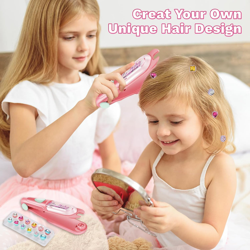 Hair Gem Stamper Kit, Birthday Gifts Toys for Girls Ages 3 4 5 6 8-12