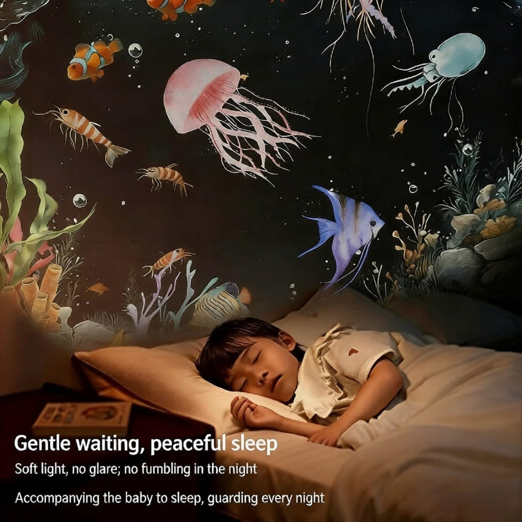 Galaxy Starry Sky Night Light Projector, 2-in-1 Portable with 12 Projection Films, 360° Adjustable Brightness Control Eye‑Caring LED Night Light for Kids Adults Bedroom Home Ceiling Car Decor Gift