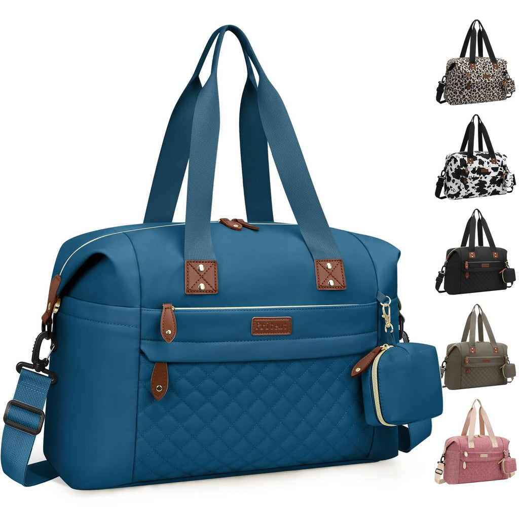 Pritent Diaper Bag Tote Waterproof Maternity Baby Bags with Pacifier Case | M-Black,Removable Shoulder Strap, Stroller Clips,Insulated Pocket,for Mom & Dad, Travel, Maternity, Labor and Delivery