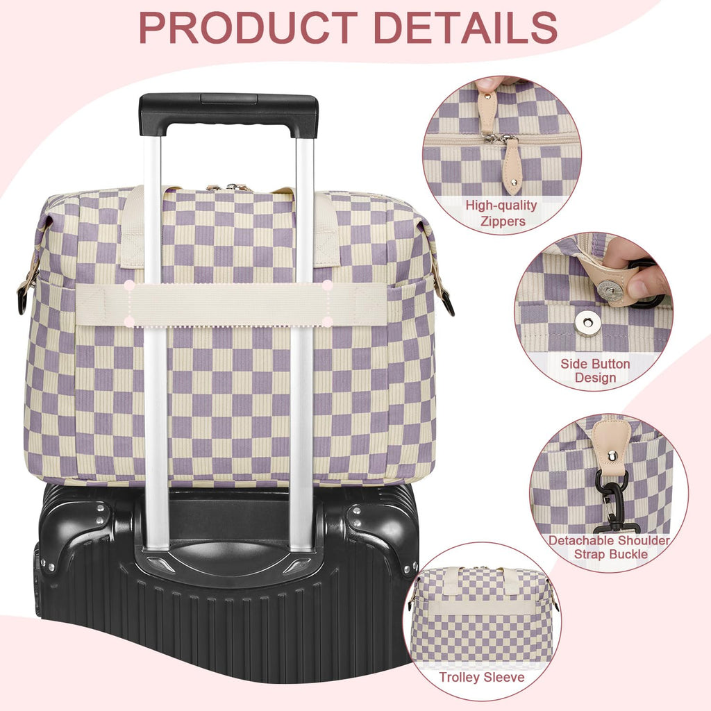 Pritent Diaper Bag Tote Waterproof Maternity Baby Bags with Pacifier Case | M-Black,Removable Shoulder Strap, Stroller Clips,Insulated Pocket,for Mom & Dad, Travel, Maternity, Labor and Delivery
