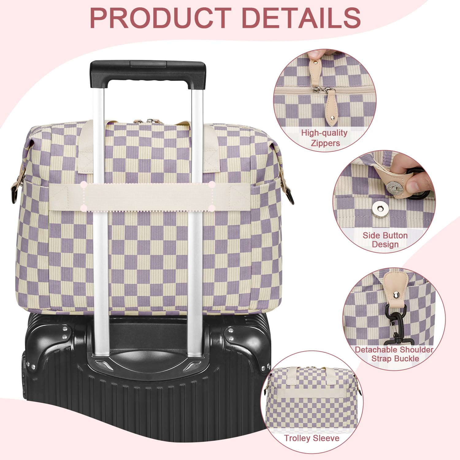 Pritent Diaper Bag Tote Waterproof Maternity Baby Bags with Pacifier Case | M-Black,Removable Shoulder Strap, Stroller Clips,Insulated Pocket,for Mom & Dad, Travel, Maternity, Labor and Delivery
