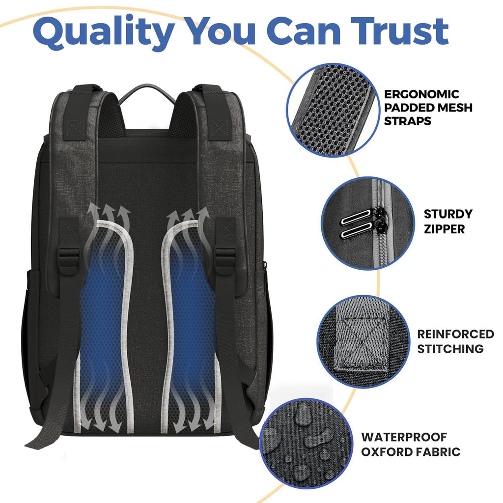 Baby Diaper Bag Backpack - Baby Bag for Girls & Boys, Large Waterproof Diaper Backpack - Baby Shower Gifts for Boys & Registry Must Haves - Travel Diaper Bags with Changing Pad - Newborn Stuff