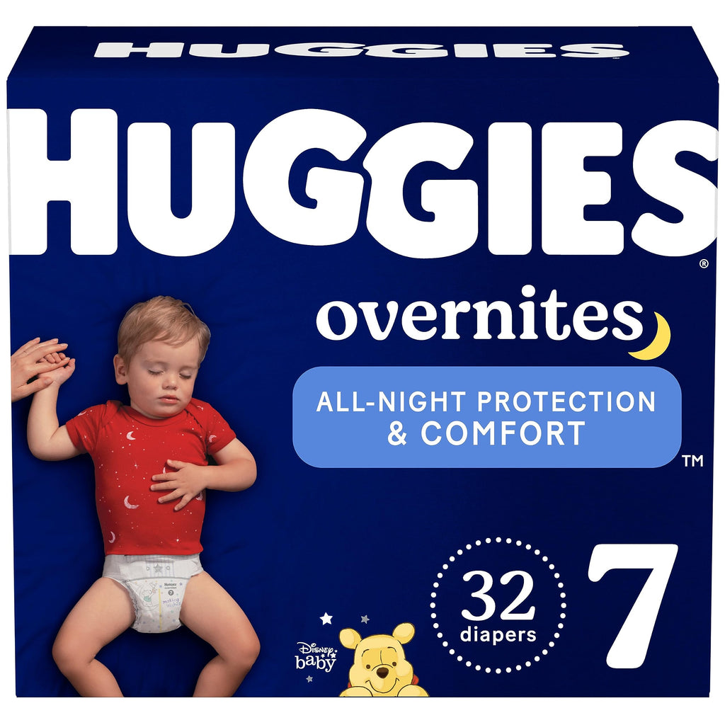 Huggies Overnites Diapers Size 3, 132 Count (2 Packs of 66)