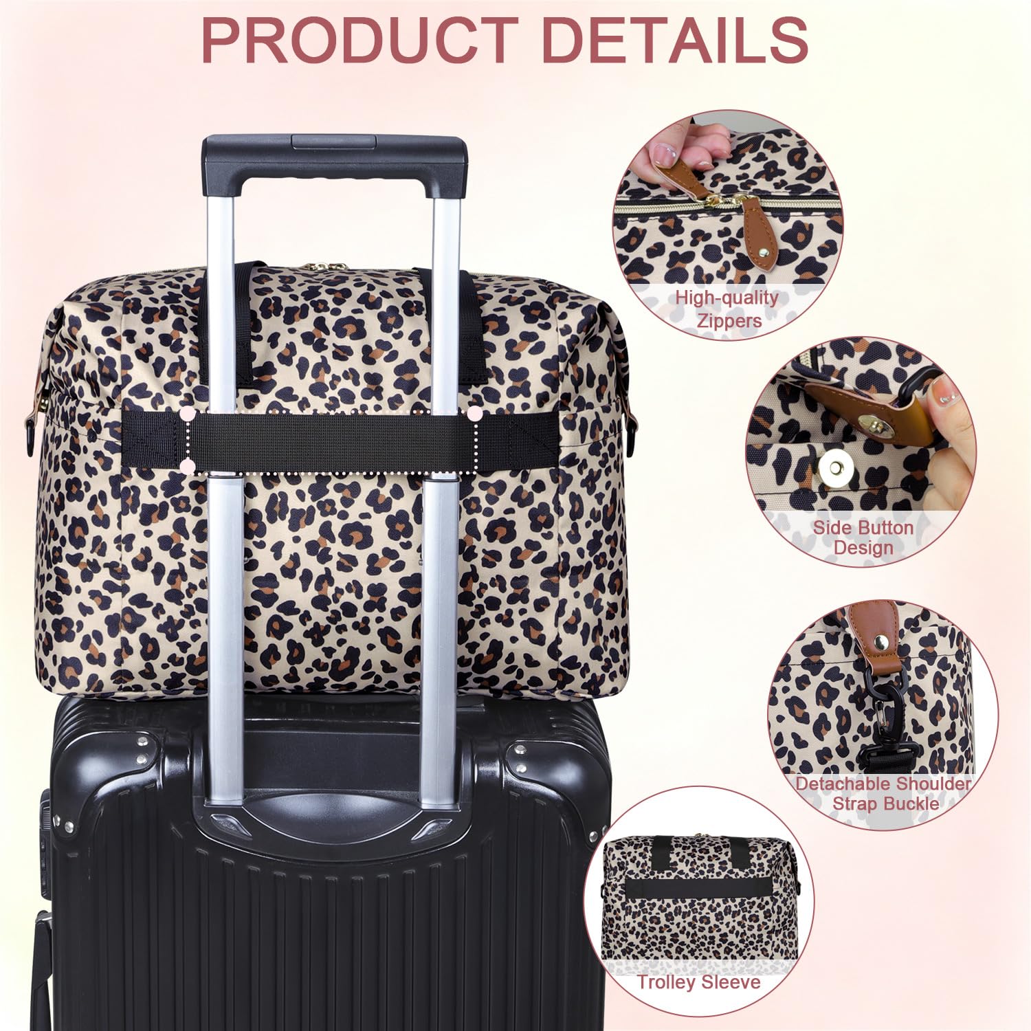 Pritent Diaper Bag Tote Waterproof Maternity Baby Bags with Pacifier Case | M-Black,Removable Shoulder Strap, Stroller Clips,Insulated Pocket,for Mom & Dad, Travel, Maternity, Labor and Delivery
