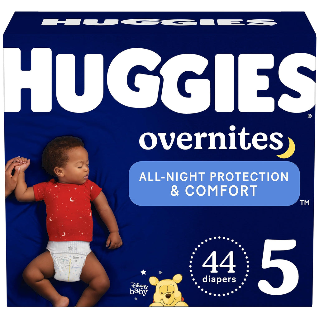 Huggies Overnites Diapers Size 3, 132 Count (2 Packs of 66)