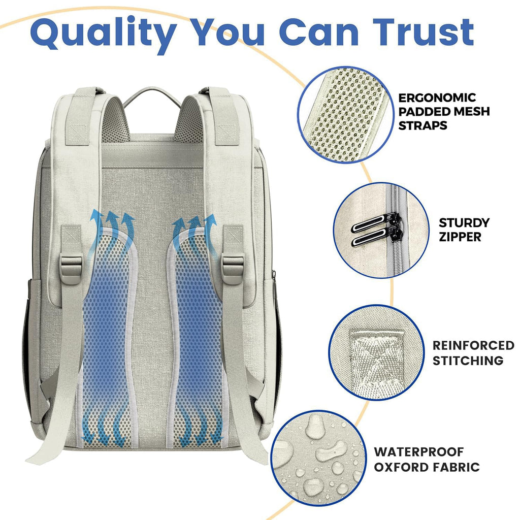 Baby Diaper Bag Backpack - Baby Bag for Girls & Boys, Large Waterproof Diaper Backpack - Baby Shower Gifts for Boys & Registry Must Haves - Travel Diaper Bags with Changing Pad - Newborn Stuff