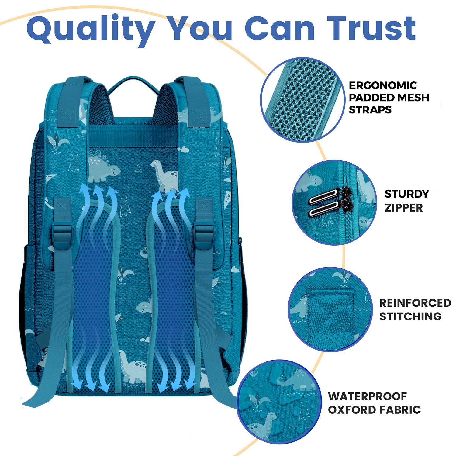 Baby Diaper Bag Backpack - Baby Bag for Girls & Boys, Large Waterproof Diaper Backpack - Baby Shower Gifts for Boys & Registry Must Haves - Travel Diaper Bags with Changing Pad - Newborn Stuff