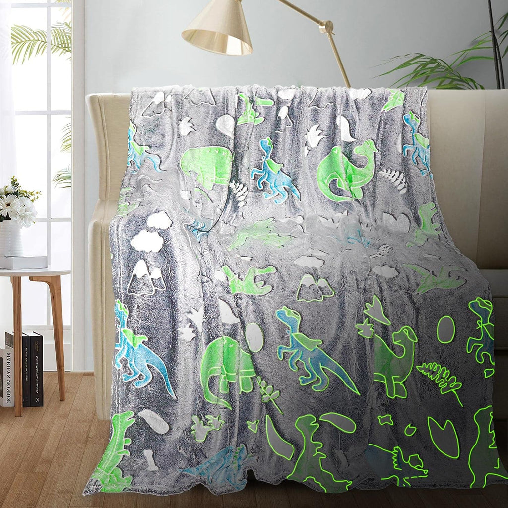 TEHALK Unicorn Glow in The Dark Blanket, Unicorn Blanket for Girls/Kids, Unicorns Gifts for Girls Age 3-12, Toddler Blanket for Kids, Soft Fleece Blanket Throw Birthday Gift 40"x60"